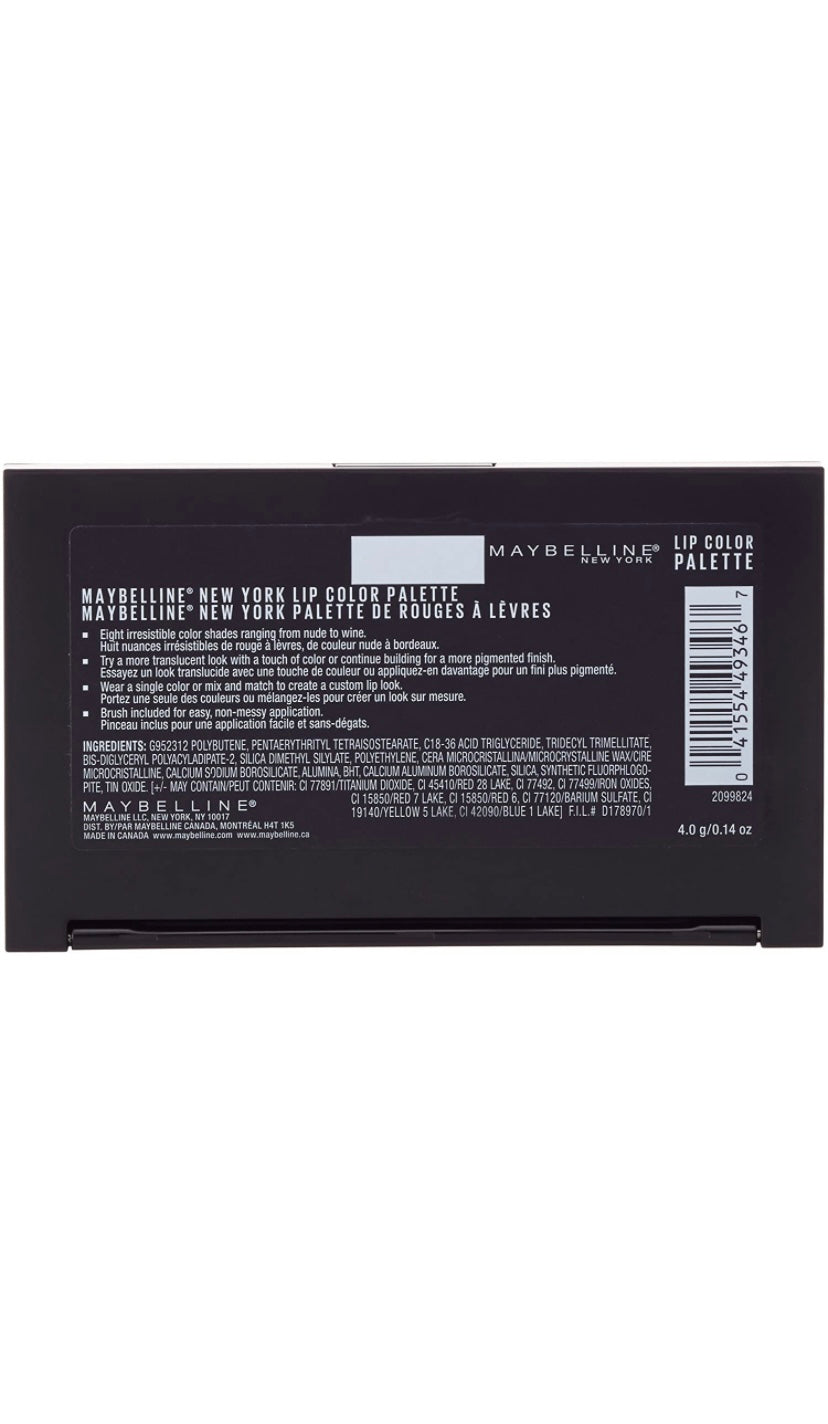 Maybelline New York Lip Studio Lip Color Pallette