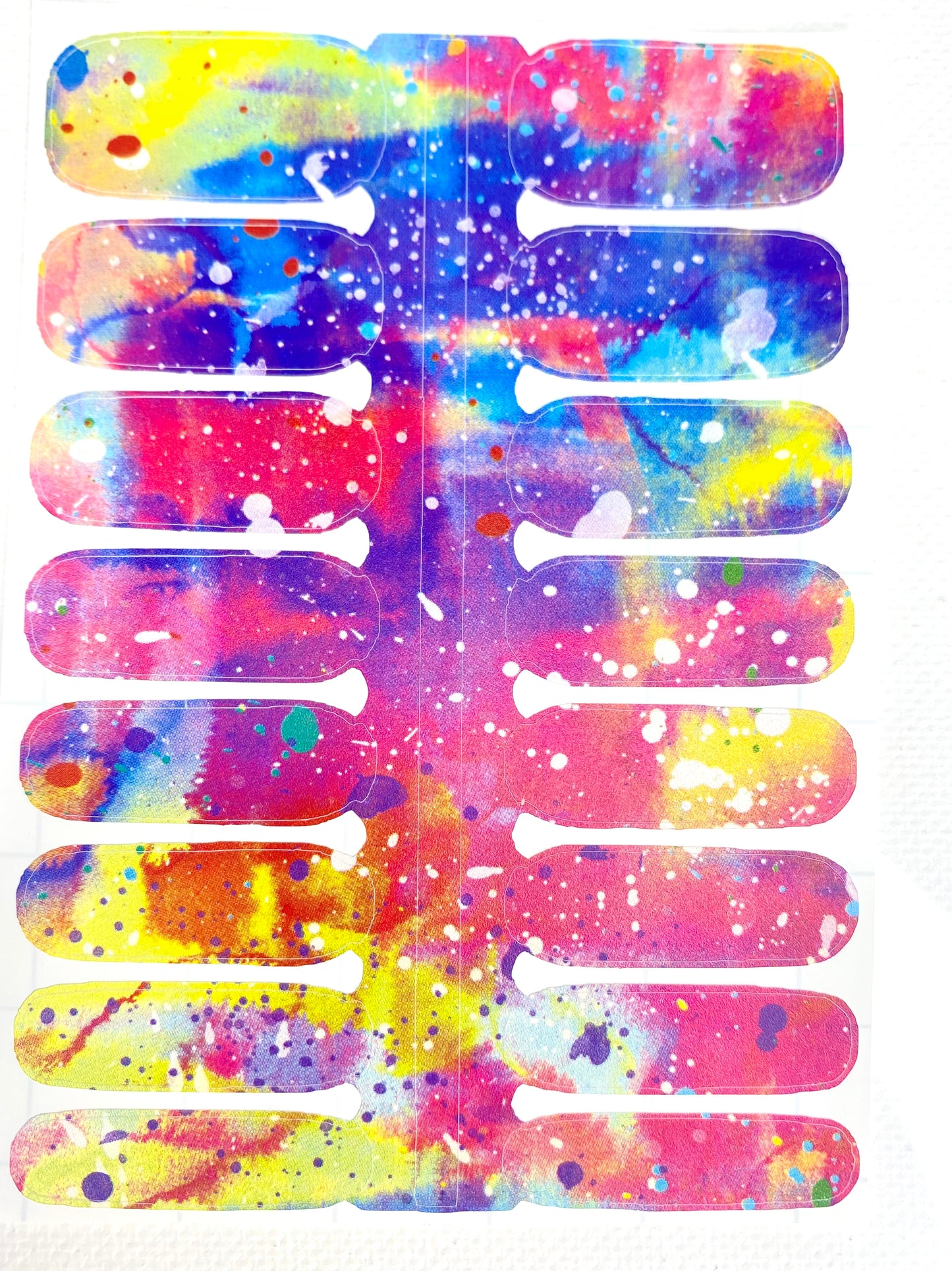 Ink Splash Nail Wraps: Add a Creative Touch to Your Manicure