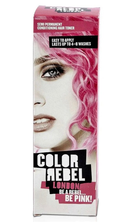 Color Rebel London Semi-Permanent Hair Toner- Be Pink