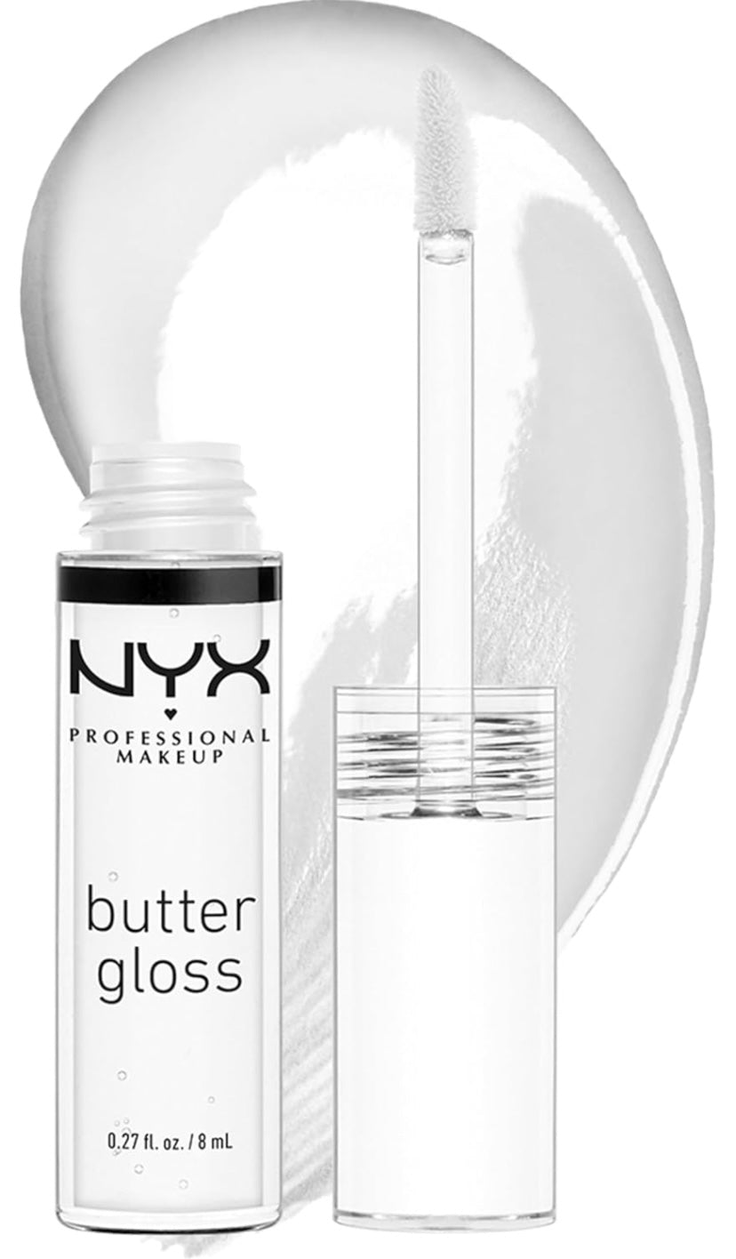 NYX Butter Gloss 54 - Sugar Glass .27 Fl Oz