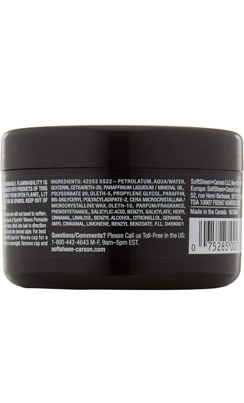 Soft Sheen-Carson Sportin’ Waves Gel Pomade – 3.5oz Jar