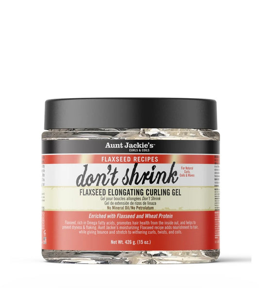 Aunt Jackie's Flaxseed Don'T Shrink Gel 15 oz.