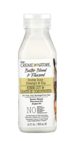 Crème of Nature Butter Blend Flaxseed Detangle & Slip Leave in Conditioner