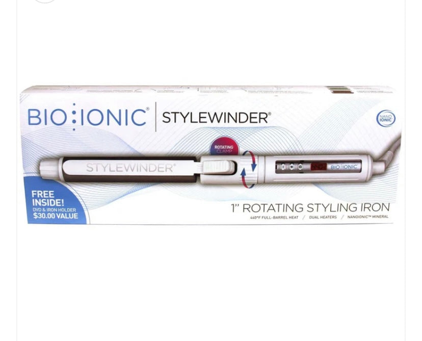 Bioionic Stylewinder Rotating Curling Iron 1”