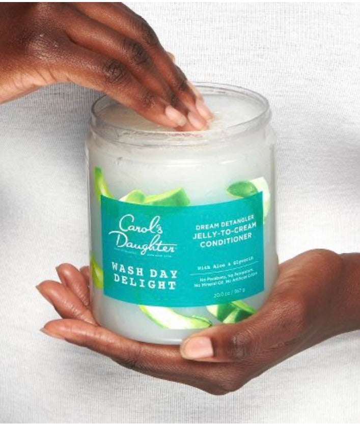 Carol's Daughter Wash Day Delight Detangling Jelly-to-Cream Moisturizing Conditioner with Aloe for Curly Hair - 20 fl oz