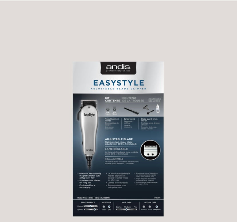 Andis Easy Style 7-Piece Clipper Kit