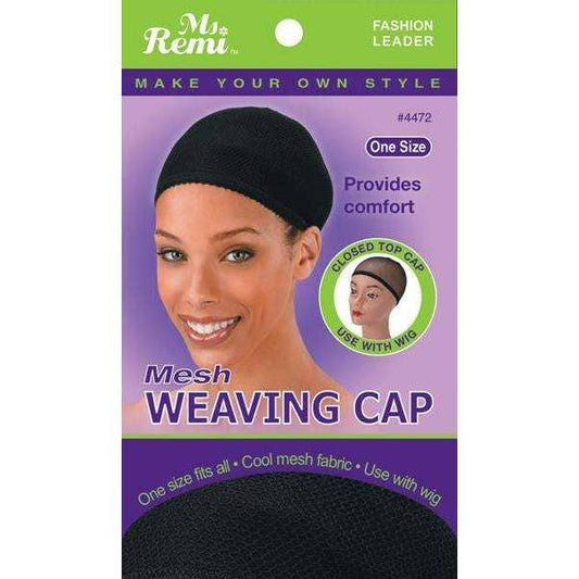 Ms. Remi Mesh Weaving Cap Black