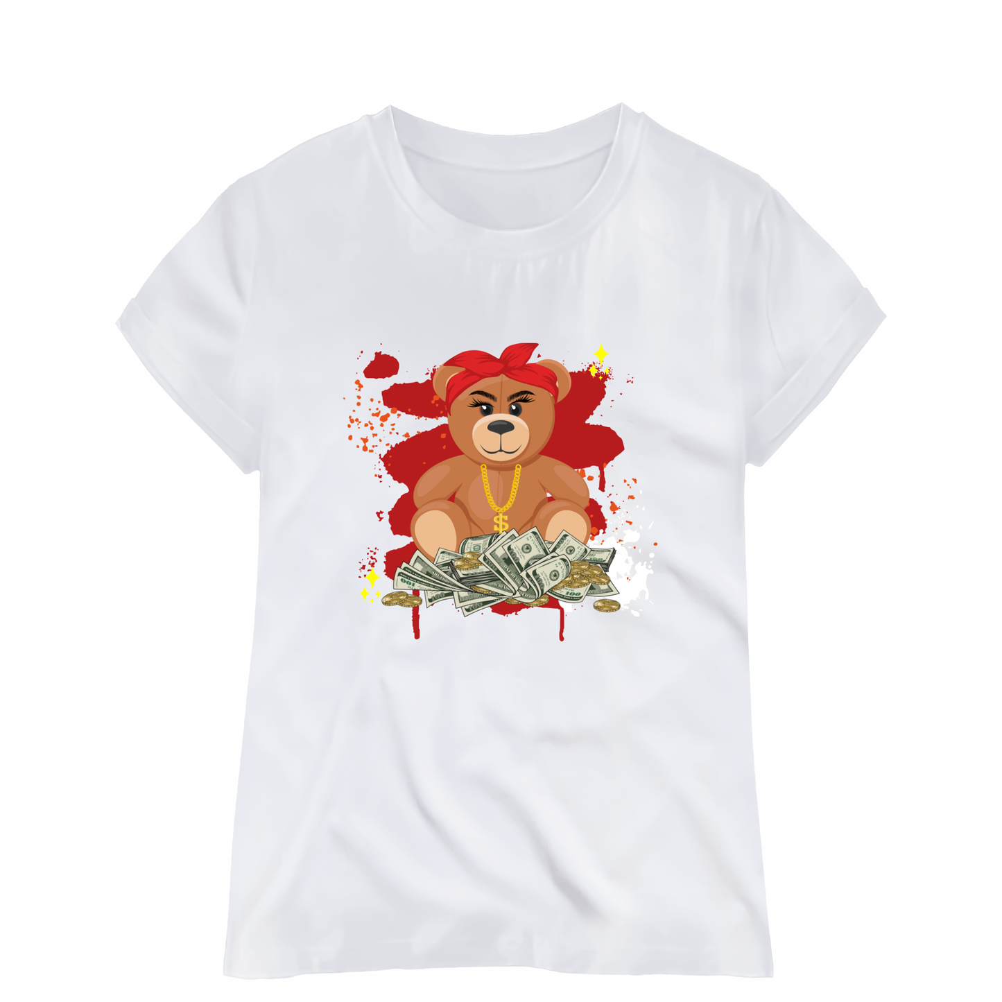 Jui-Cee Culture |Money Moves Short-Sleeve  Women's Graphic T-Shirt