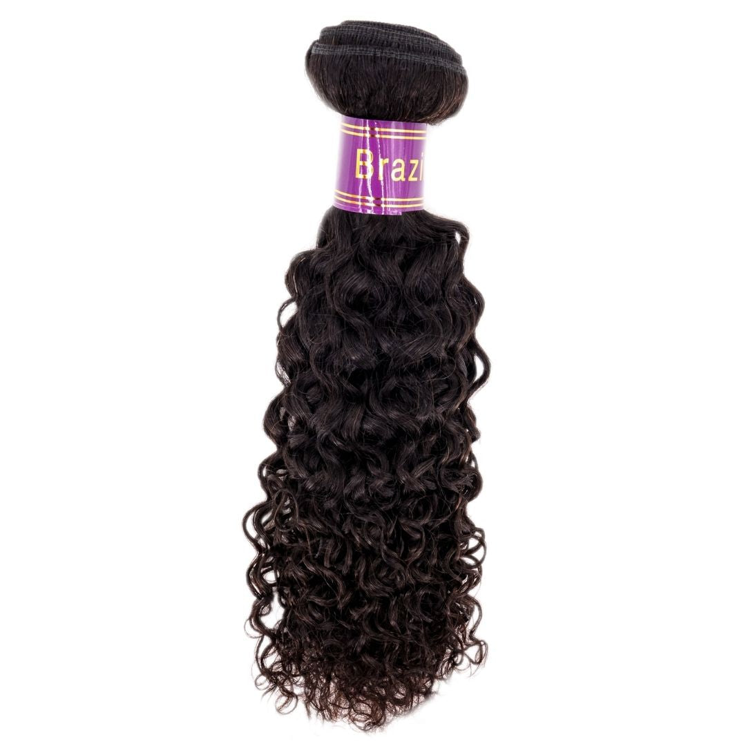 100% Virgin Human Hair Brazilian Kinky Curly Extensions- Natural , Bouncy, Textured