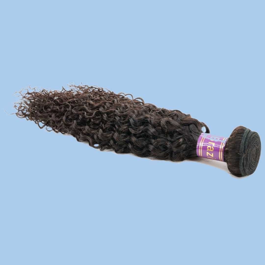 100% Virgin Human Hair Brazilian Kinky Curly Extensions- Natural , Bouncy, Textured