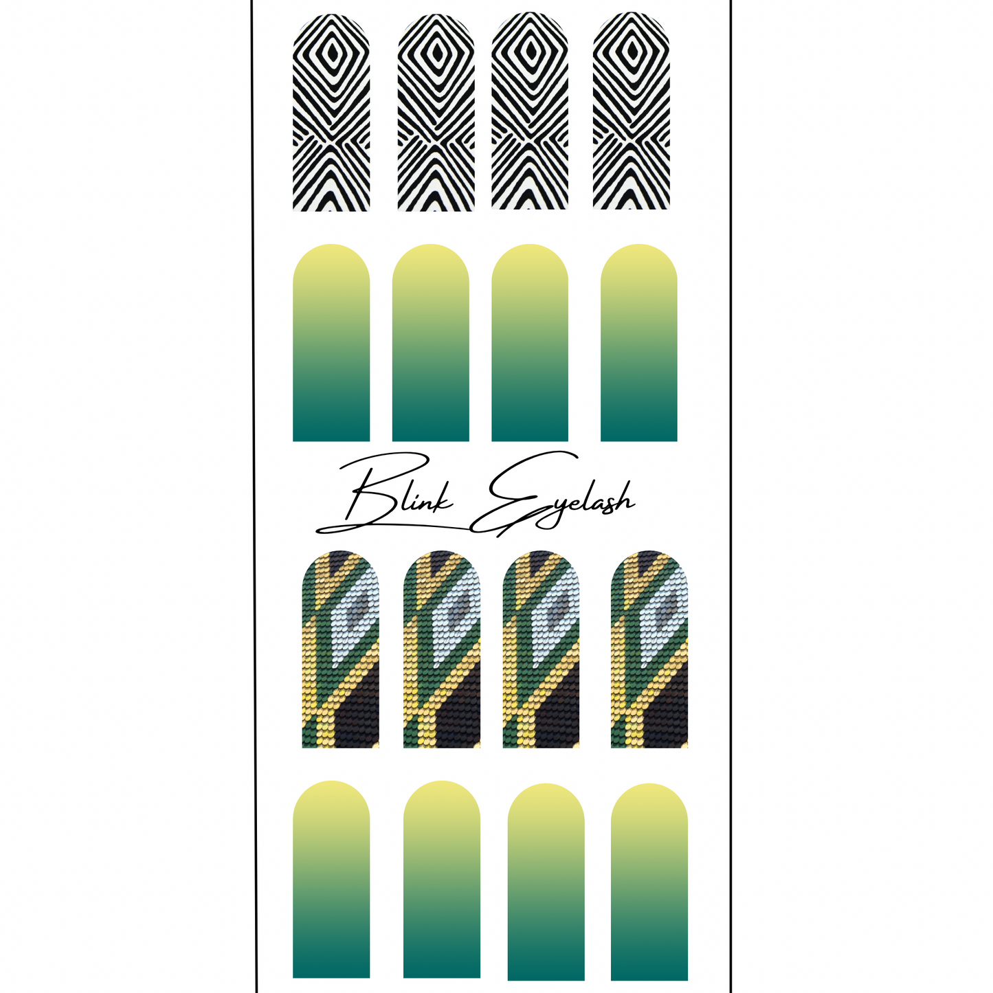 Embrace African Culture with Afrocentric Water Slide Nail Wraps, Nail Art