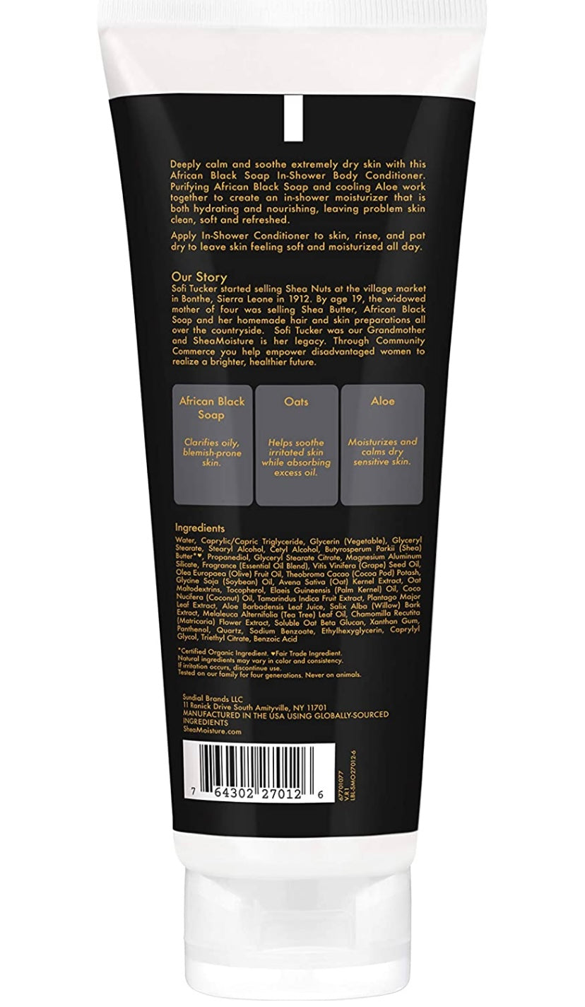 Shea Moisture African Black Soap In-Shower Body Conditioner