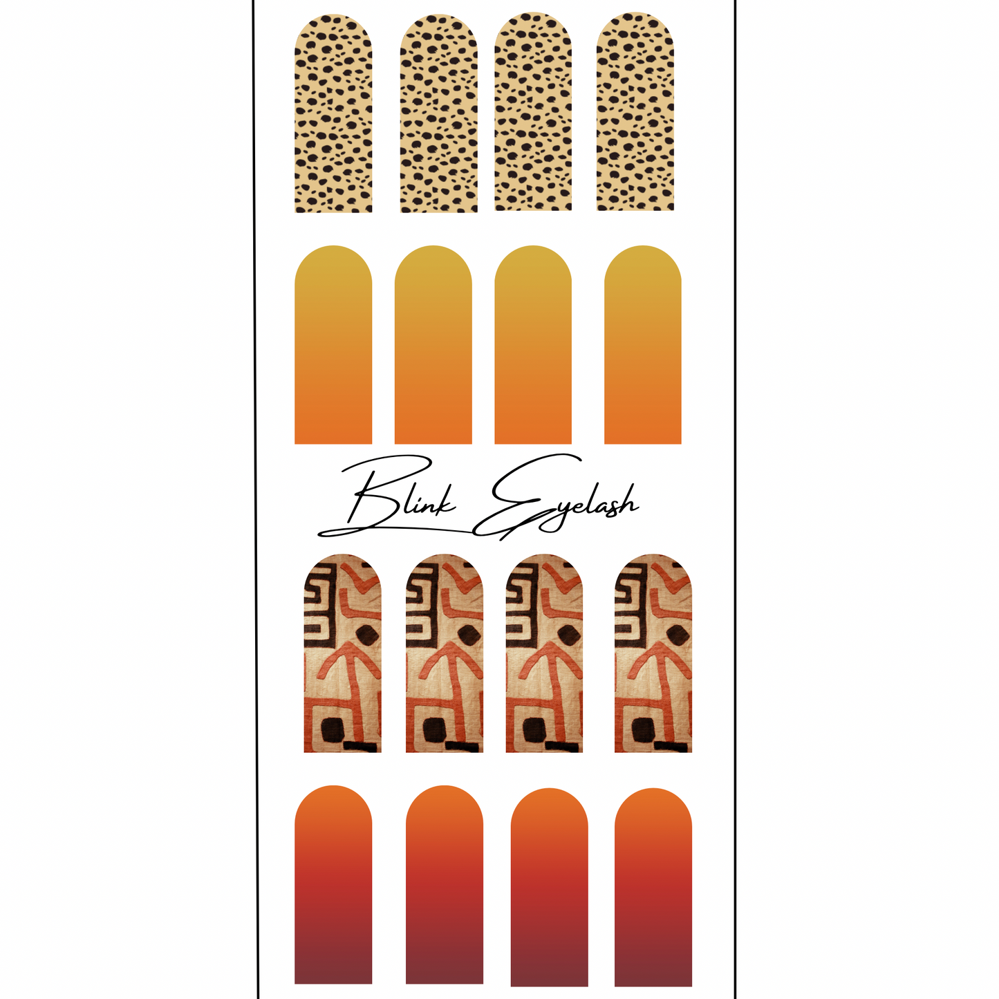 Get Adventurous with Safari Print Water Slide Nail Wraps Nail Art