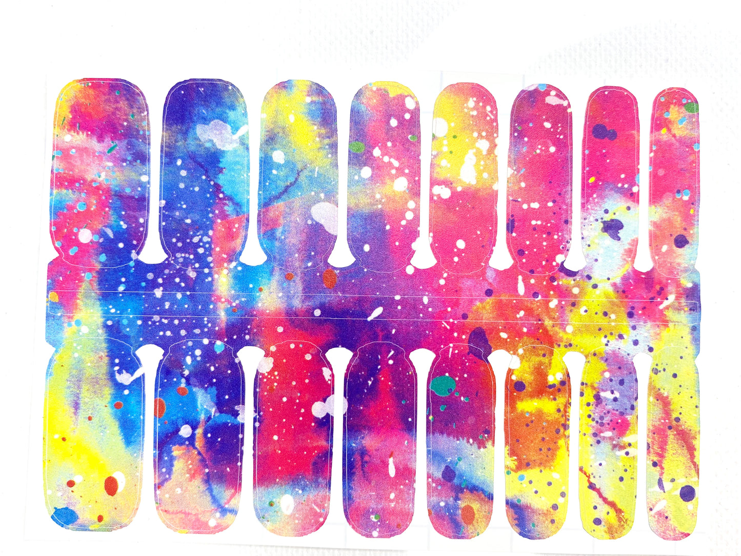 Ink Splash Nail Wraps: Add a Creative Touch to Your Manicure