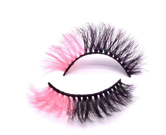 Pink Ombre Strip Eyelash
