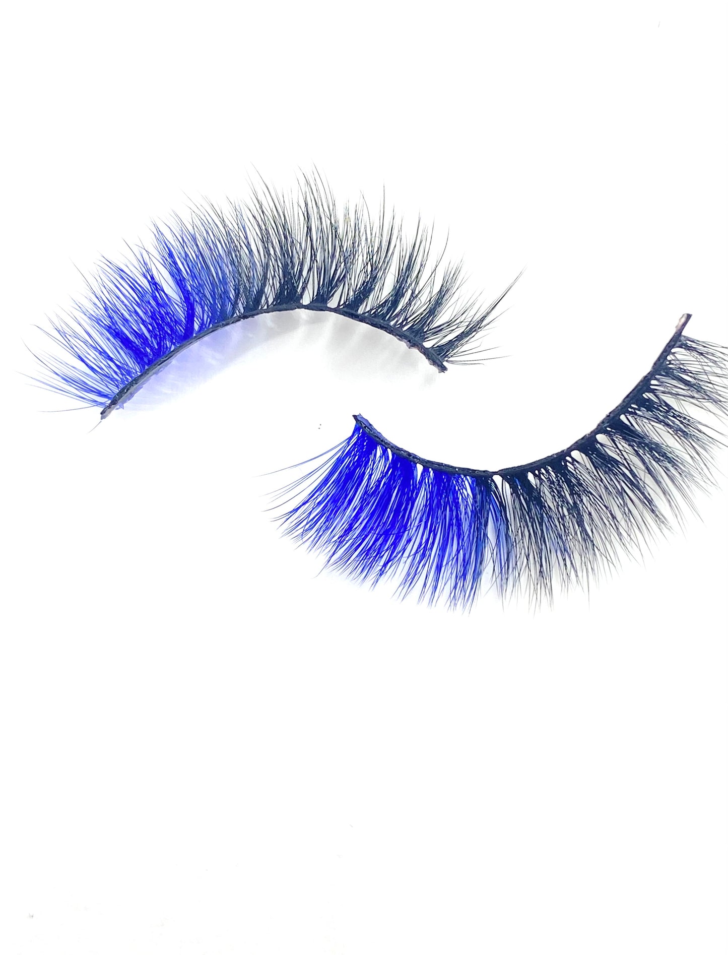 Blue Ombre Mink Strip Eyelash