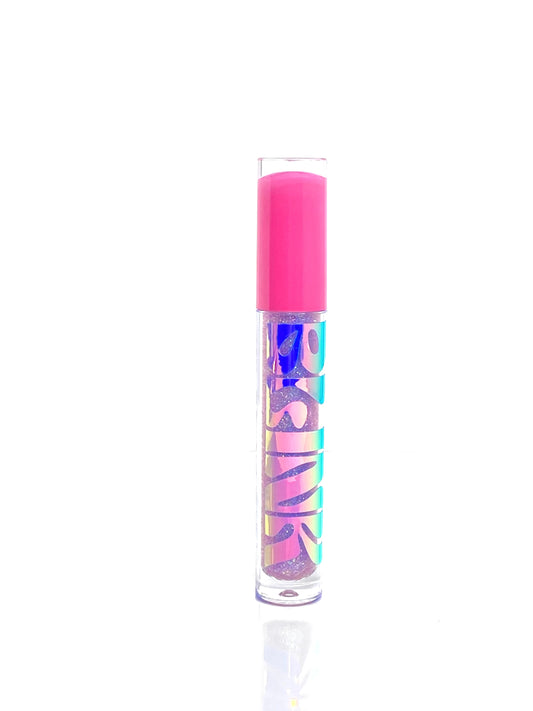 Handcrafted Purple Glitter Lip gloss