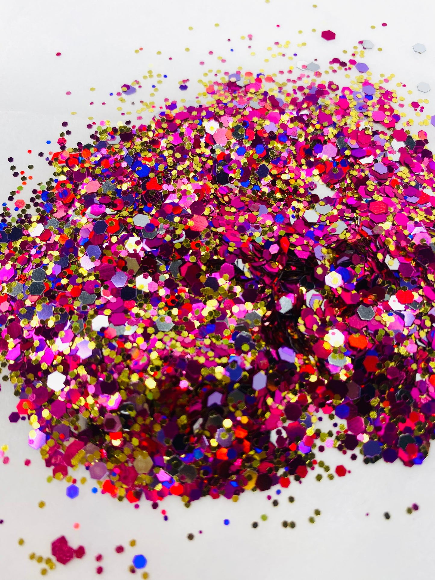 Get Festive with Madi Gras: Multi-Colored Chunky Glitter for Your Next Party or Festival Look