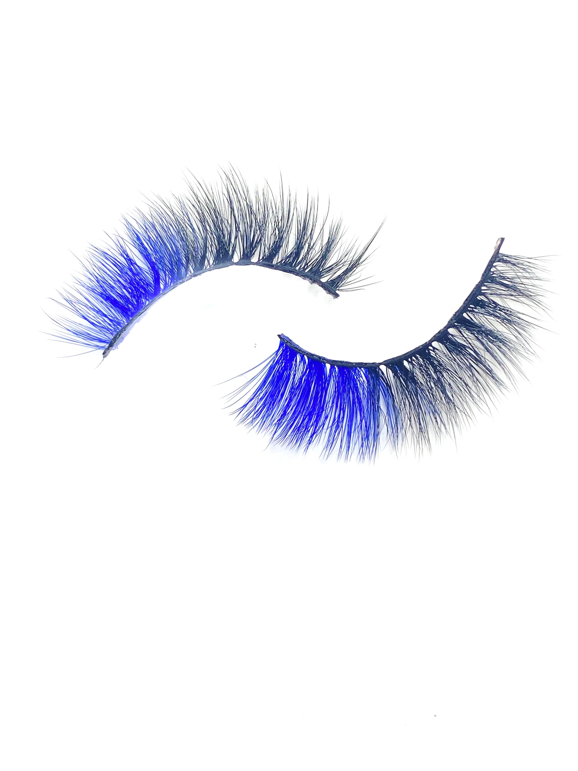 Blue Ombre Mink Strip Eyelash