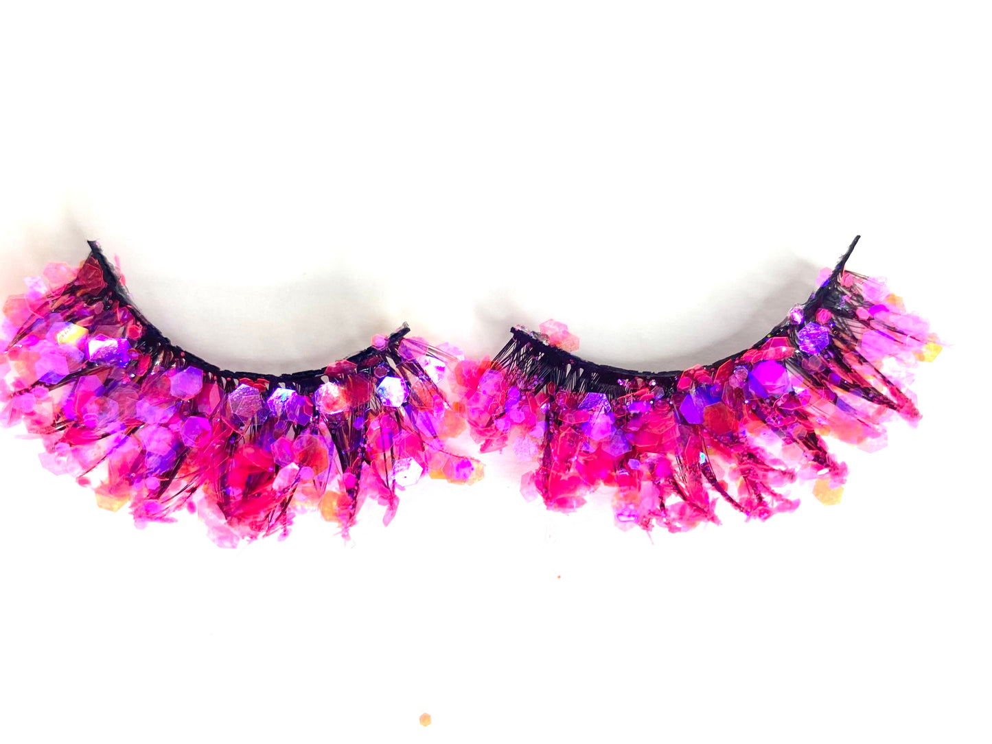 5D Mink Pink Glitter Sequin Strip Eyelash