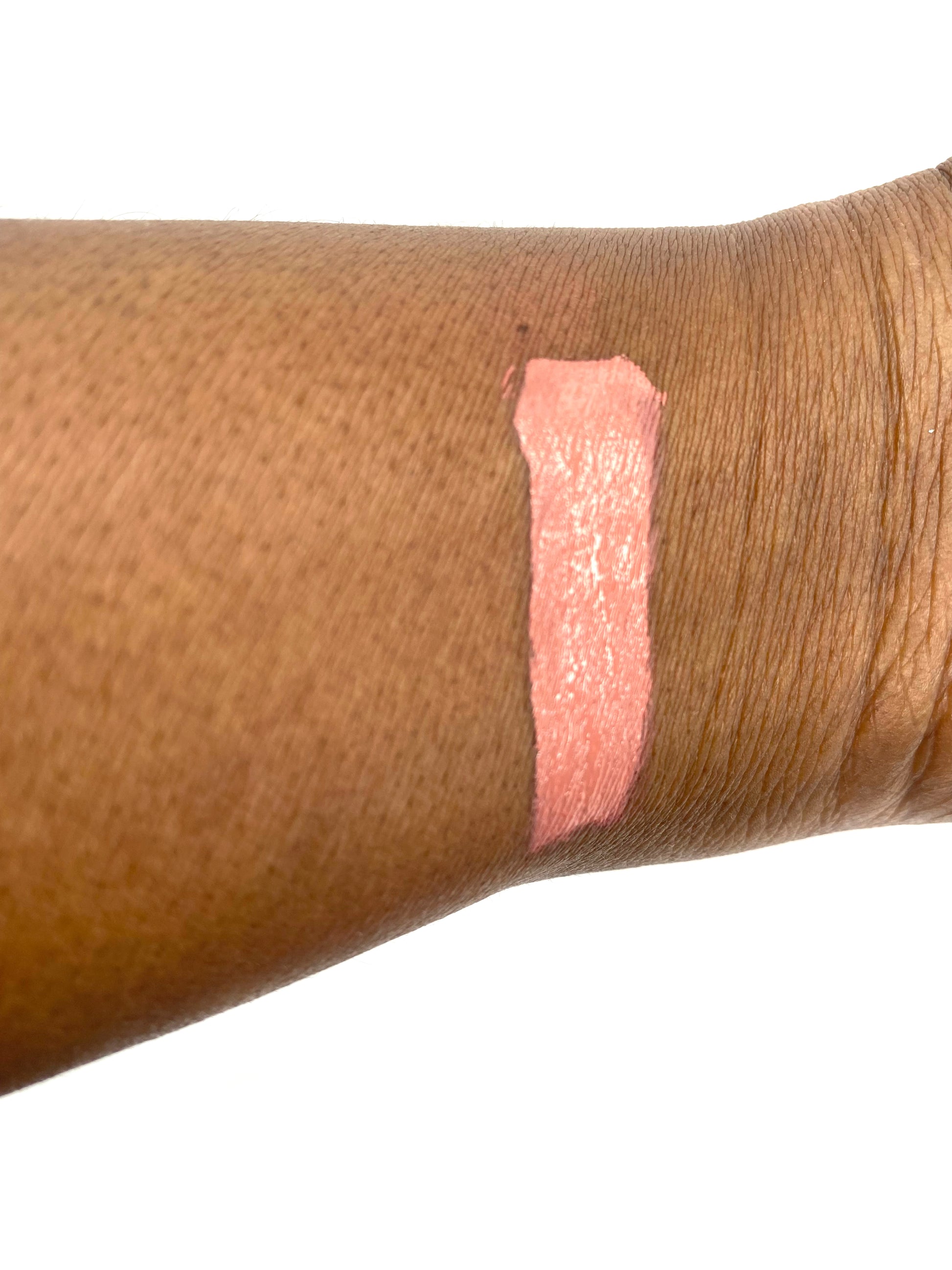 Nude Waterproof Matte liquid lipstick lip gloss arm swatch