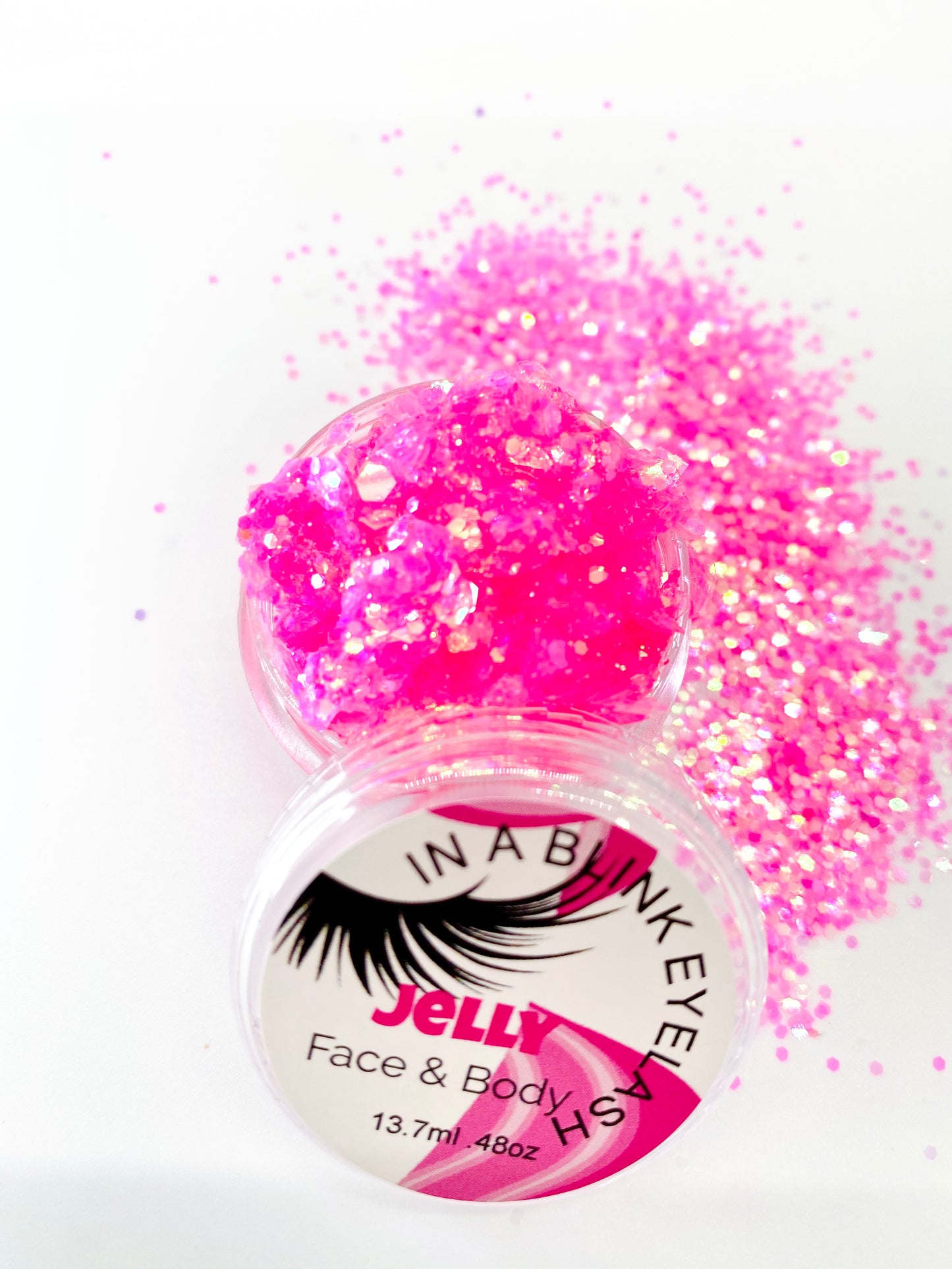 Jelly Face and Body Glitter- Pink Paradise