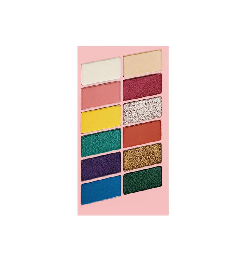 Italia Deluxe Colors Crush Matte & Shimmer Eyeshadow Palette