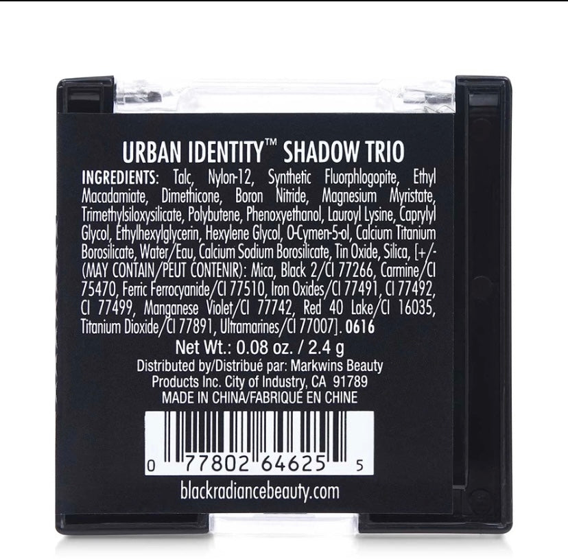 Black Radiance Urban Identity Shadow Trio - Desire 8777