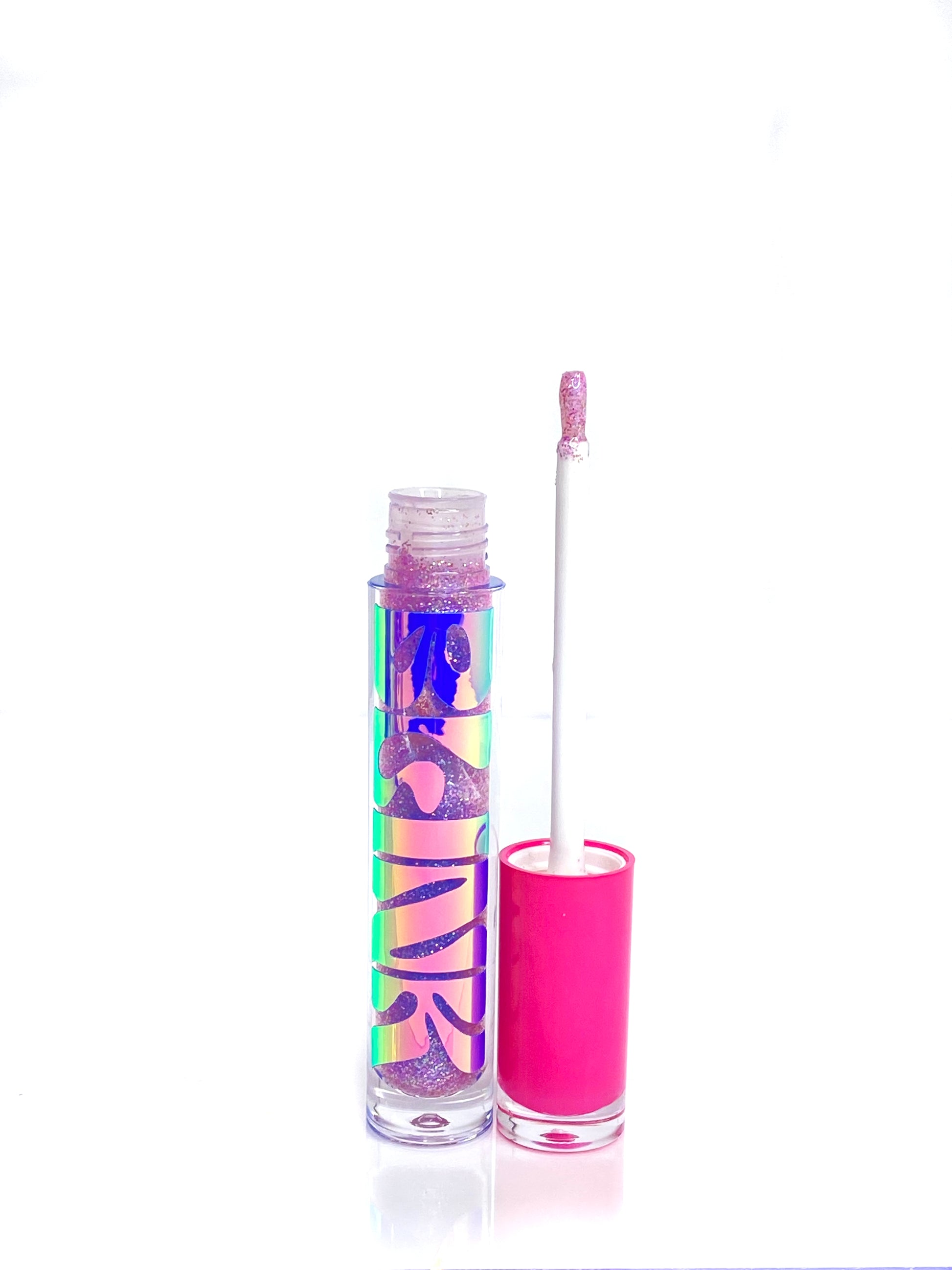 Handcrafted Purple Glitter Lip gloss