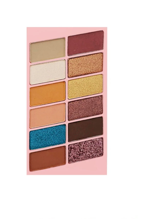 Italia Deluxe Colors Crush Matte & Shimmer Eyeshadow Palette