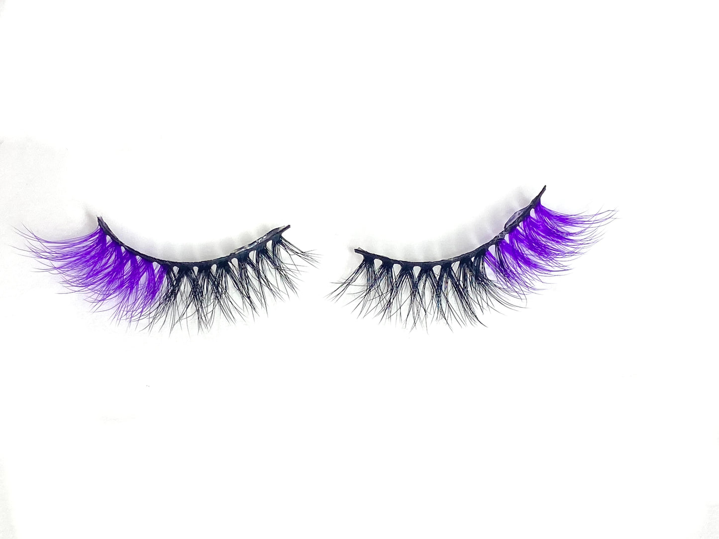 Purple Ombre Mink Strip Eyelash