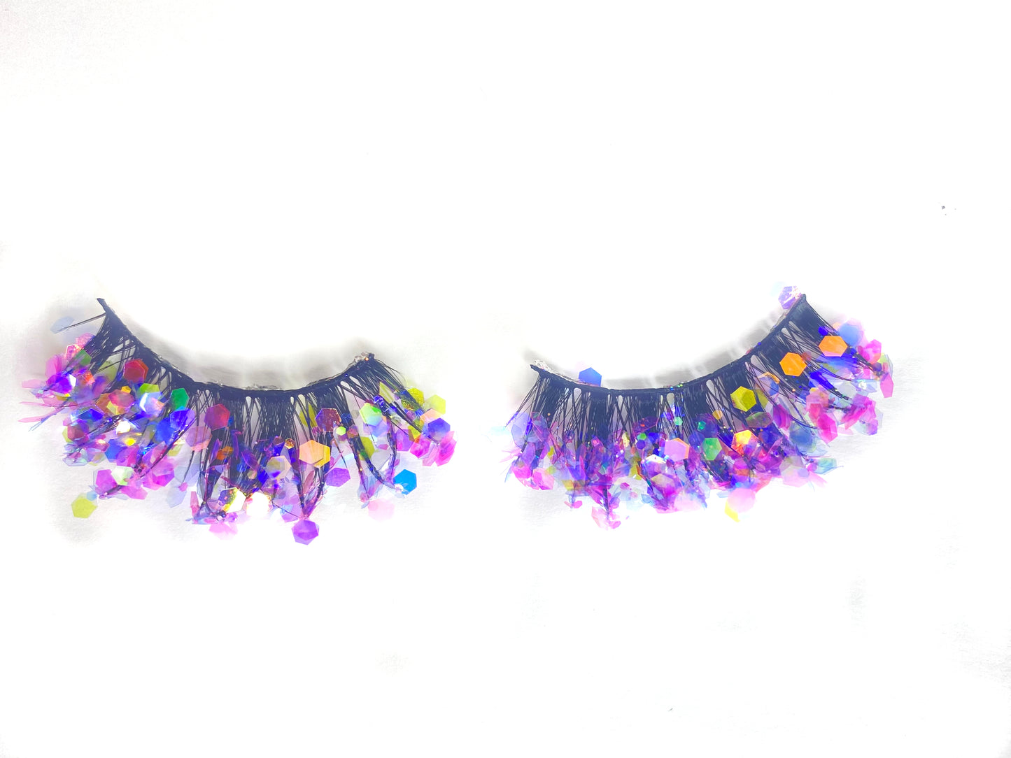 5D Mink Purple Glitter Sequin Strip Eyelash