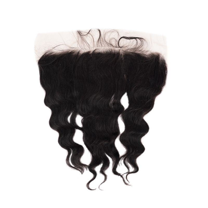 100% human Hair Virgin Brazilian Loose Wave Frontal with Lace Mesh- Natural Looking Extensions