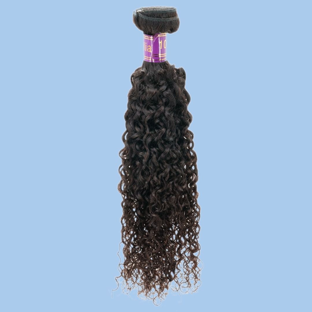 100% Virgin Human Hair Brazilian Kinky Curly Extensions- Natural , Bouncy, Textured