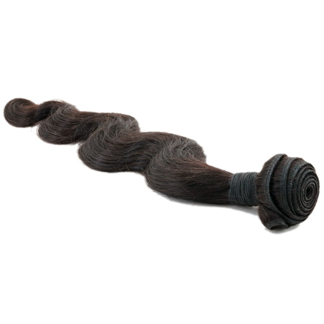 100% Human Hair Malaysian Body Wave Extensions- Silky, Smooth, Natural Wave Pattern