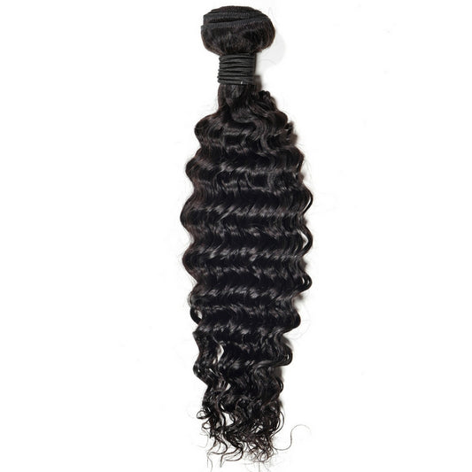 100% Virgin Human Hair Brazilian Deep Wave Extensions- Bouncy Beautiful Curls