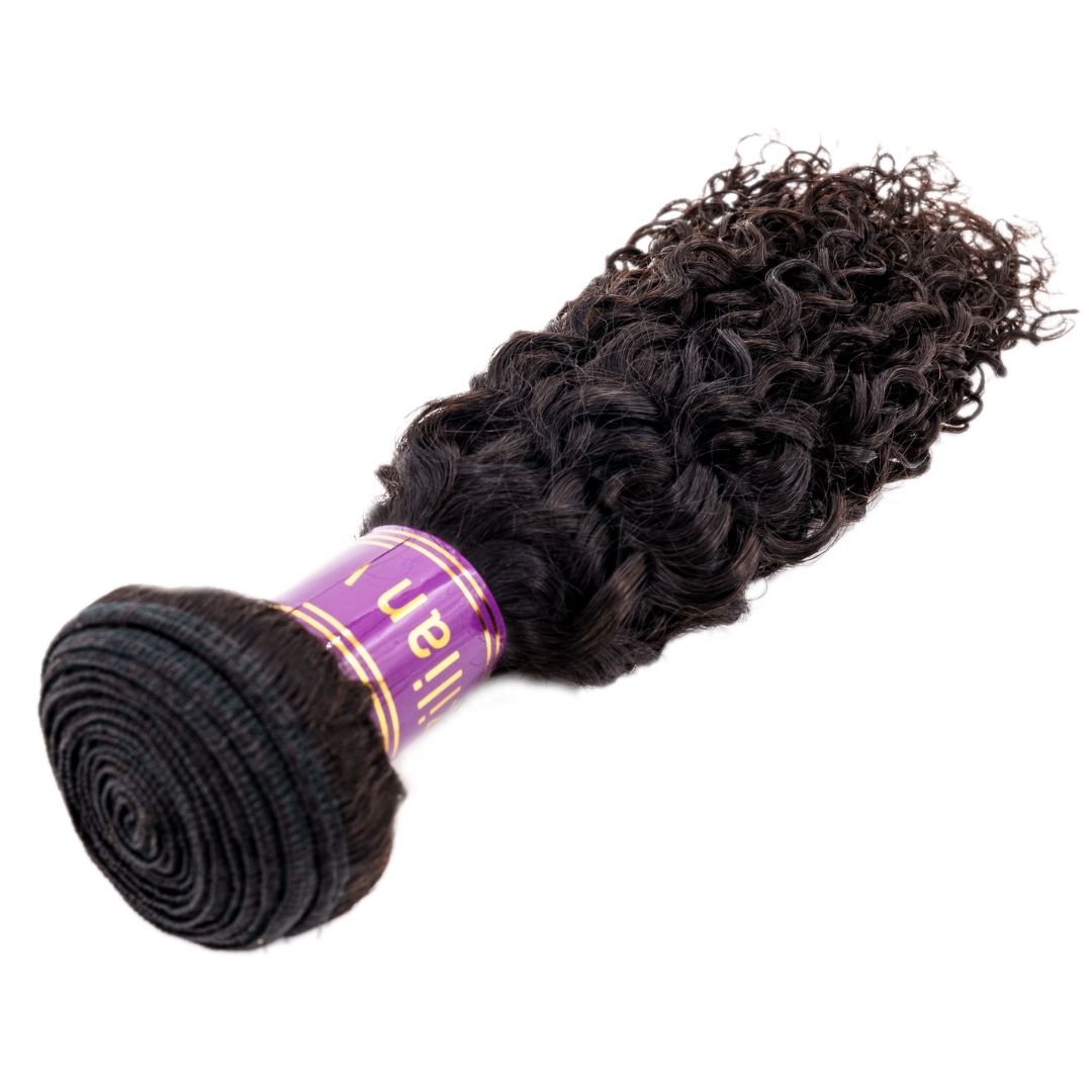 100% Virgin Human Hair Brazilian Kinky Curly Extensions- Natural , Bouncy, Textured